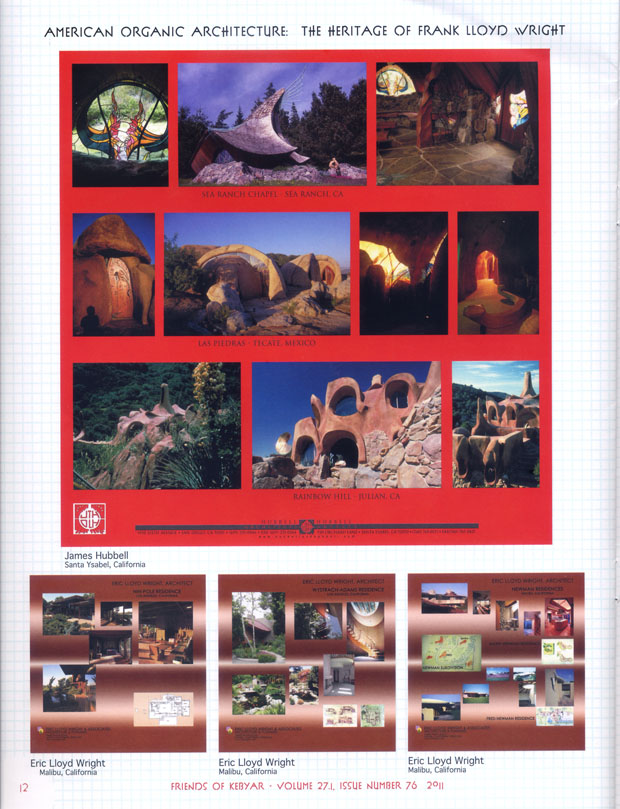 Friends of Kebyar - American Organic Architecture The Heritage of Frank Lloyd Wright - Page 12 - Featuring James Hubbell