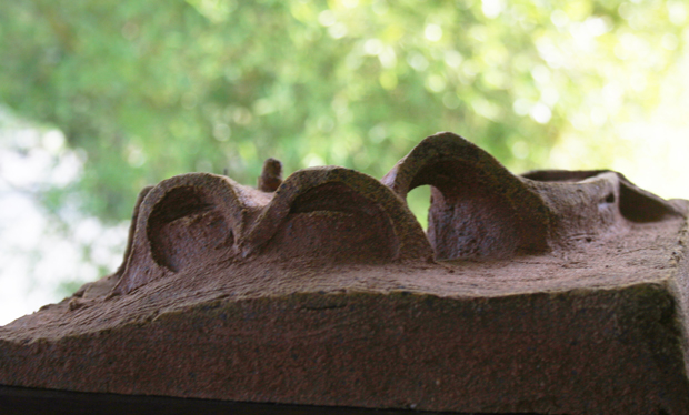 View of model - east side.
