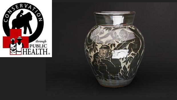Gorilla Vase