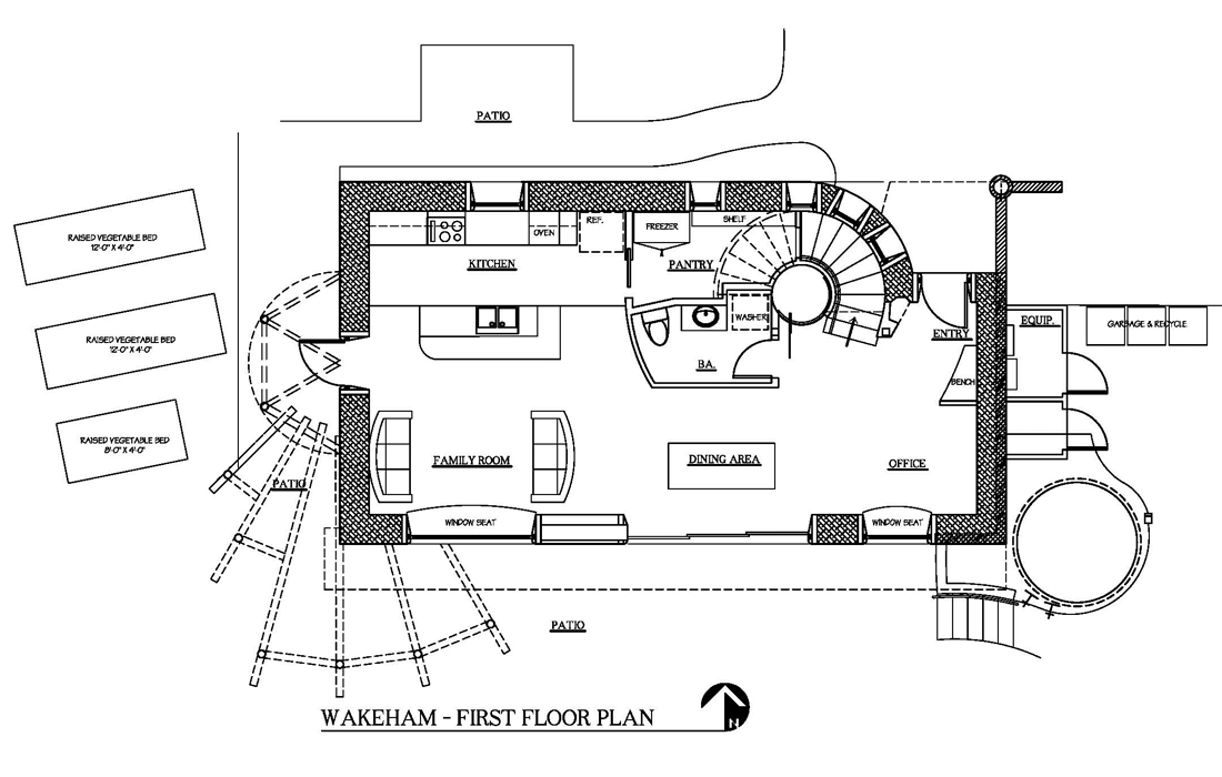 Picture of Passive Solar Straw Bale Floor Plans Passive Solar House Plan